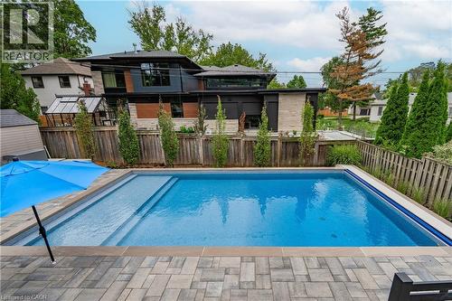 1390 Halifax Place, Burlington, ON - Outdoor With In Ground Pool With Deck Patio Veranda