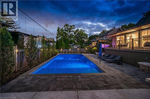 1390 Halifax Place, Burlington, ON - Outdoor With In Ground Pool With Deck Patio Veranda