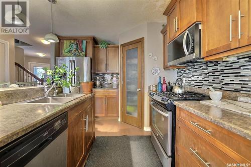 4781 Padwick Avenue, Regina, SK - Indoor Photo Showing Kitchen With Double Sink