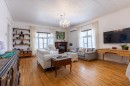 Salon - 541 Route Vianney, Saint-Ferdinand, QC  - Indoor Photo Showing Living Room With Fireplace 