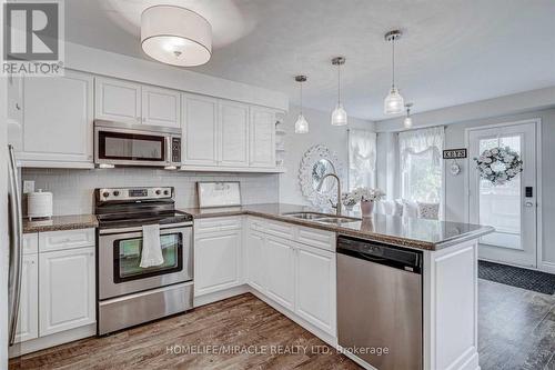149 Carnwith Drive E, Whitby, ON - Indoor Photo Showing Kitchen With Double Sink With Upgraded Kitchen