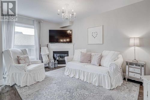 149 Carnwith Drive E, Whitby, ON - Indoor With Fireplace