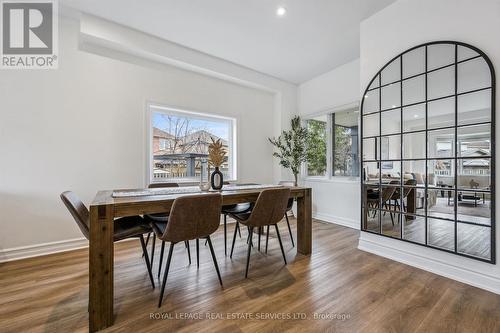 Dining Area with Side Garden view - 1888 Stevington Crescent, Mississauga, ON - Indoor Photo Showing Dining Room