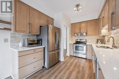 Stainless Steel Appliances - 1888 Stevington Crescent, Mississauga, ON - Indoor Photo Showing Kitchen With Stainless Steel Kitchen With Double Sink