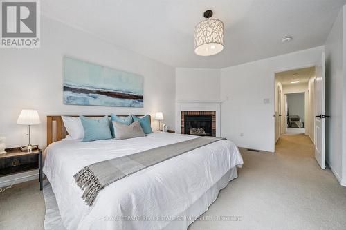 Bedroom 2 with Fireplace - 1888 Stevington Crescent, Mississauga, ON - Indoor Photo Showing Bedroom