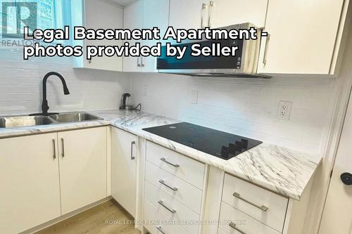 Legal Basement Apartment - 1888 Stevington Crescent, Mississauga, ON - Indoor Photo Showing Kitchen With Double Sink