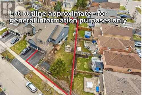 Lot Line approx. - for general info purposes only - 1888 Stevington Crescent, Mississauga, ON - 