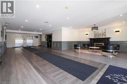 255 Keats Way Unit# 701, Waterloo, ON - Indoor With Fireplace
