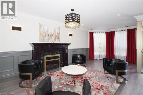 255 Keats Way Unit# 701, Waterloo, ON - Indoor With Fireplace