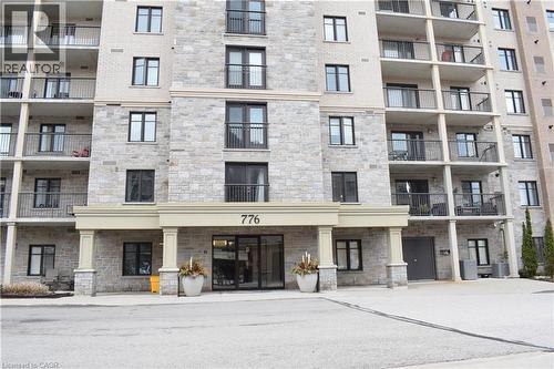 View of apartment building / complex - 776 Laurelwood Drive Unit# 406, Waterloo, ON - Outdoor With Facade