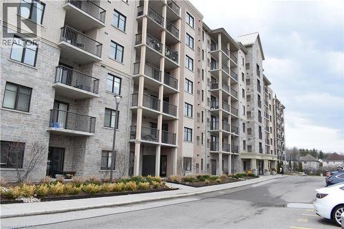 View of apartment building / complex - 776 Laurelwood Drive Unit# 406, Waterloo, ON - Outdoor With Facade