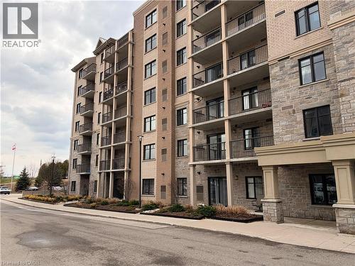 View of apartment building / complex - 776 Laurelwood Drive Unit# 406, Waterloo, ON - Outdoor With Facade