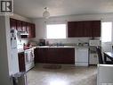 524 1St Street W, Leader, SK  - Indoor Photo Showing Kitchen With Double Sink 