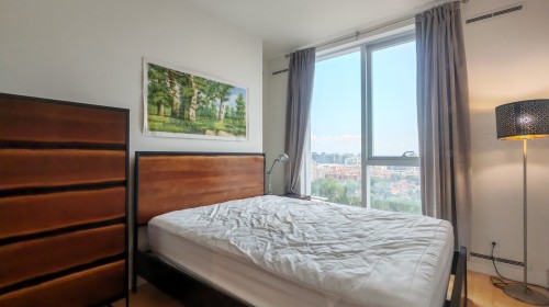 Bedroom - 1211-1450 Boul. René-Lévesque O., Montréal (Ville-Marie), QC - Indoor Photo Showing Bedroom