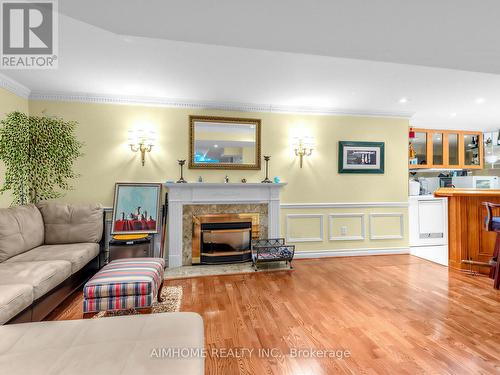 92 Braeside Square, Markham, ON - Indoor Photo Showing Living Room With Fireplace