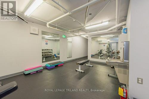 1105 - 155 Kent Street, London East (East F), ON - Indoor Photo Showing Gym Room