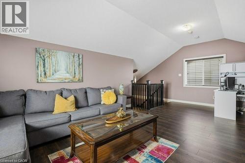Amazing upper loft adds a large family room and a 4th bedroom - 26 Helena Feasby Street, Kitchener, ON - Indoor Photo Showing Living Room