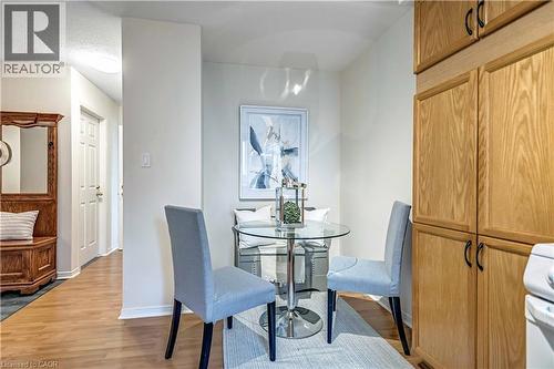Dining area featuring light wood-style flooring and baseboards - 640 Acadia Drive, Hamilton, ON - Indoor Photo Showing Dining Room