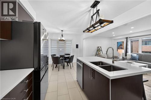 30 Patterson Drive, Caledonia, ON - Indoor Photo Showing Kitchen With Double Sink With Upgraded Kitchen