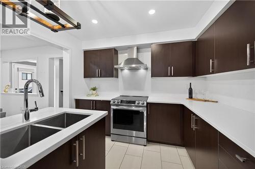30 Patterson Drive, Caledonia, ON - Indoor Photo Showing Kitchen With Double Sink