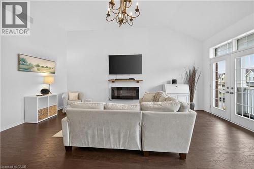 30 Patterson Drive, Caledonia, ON - Indoor Photo Showing Living Room With Fireplace