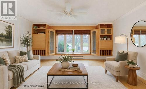 **photo virtually staged - 828 Elgin Street N, Cambridge, ON - Indoor Photo Showing Living Room