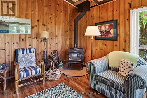 450 Brooks Point Road, Rideau Lakes, ON - Indoor With Fireplace