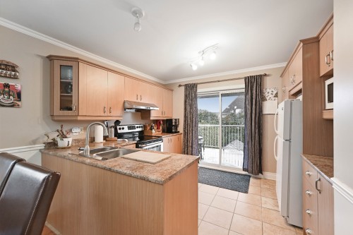 Cuisine - 1405 Av. De Gentilly, Chambly, QC - Indoor Photo Showing Kitchen With Double Sink