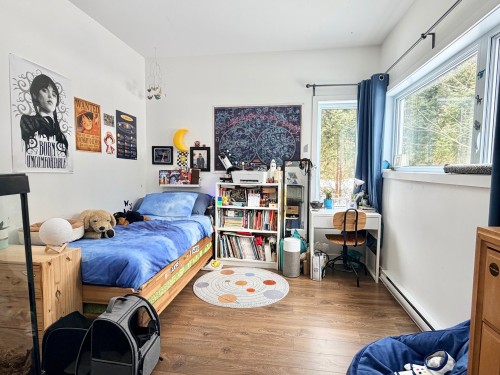 Chambre à coucher principale - 2602 Rue Mountain, Val-David, QC - Indoor Photo Showing Bedroom