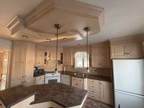 Cuisine - 164 Rue St-Pie-X, Paspébiac, QC - Indoor Photo Showing Kitchen With Double Sink