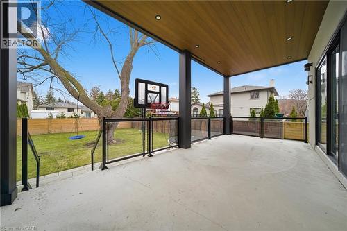 View of patio with a residential view - 2556 Glengarry Road, Mississauga, ON - Outdoor With Exterior