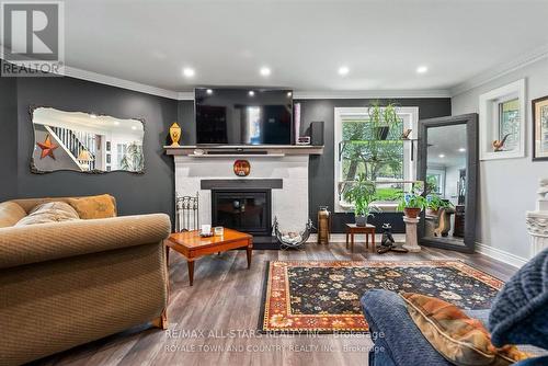 5090 Baldwin Street S, Whitby (Taunton North), ON - Indoor Photo Showing Living Room With Fireplace