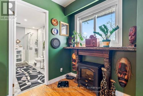 5090 Baldwin Street S, Whitby (Taunton North), ON - Indoor Photo Showing Other Room With Fireplace