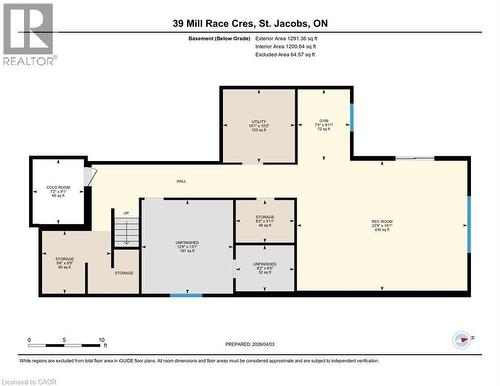 View of property floor plan - 39 Mill Race Crescent, St. Jacobs, ON - Other
