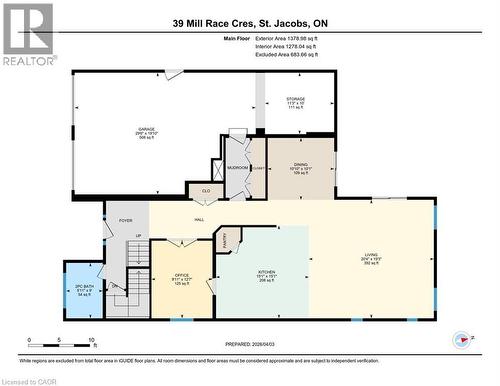 View of property floor plan - 39 Mill Race Crescent, St. Jacobs, ON - Other