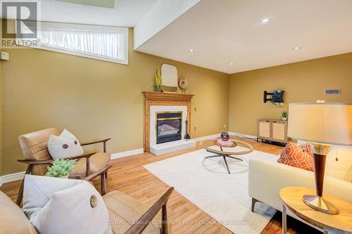 466 Dicenzo Drive, Hamilton, ON - Indoor Photo Showing Other Room With Fireplace