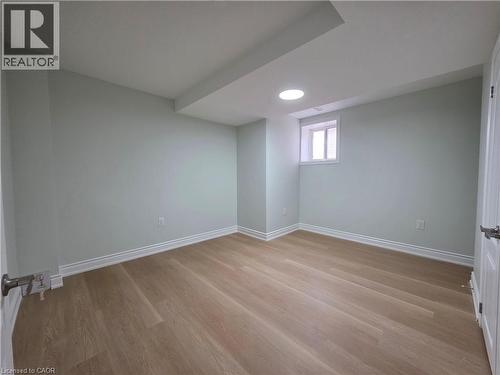 Unfurnished room featuring light wood-style floors - 367 Equestrian Way Unit# Basement, Cambridge, ON - Indoor Photo Showing Other Room