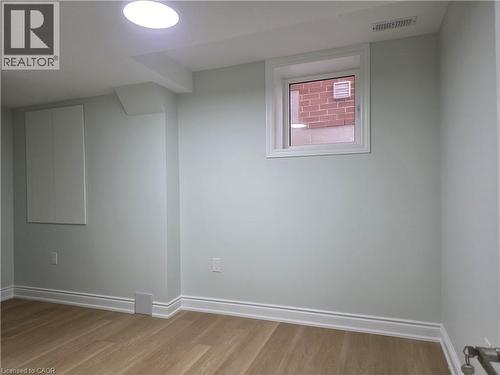 Unfurnished room featuring baseboards and light wood-type flooring - 367 Equestrian Way Unit# Basement, Cambridge, ON - Indoor Photo Showing Other Room