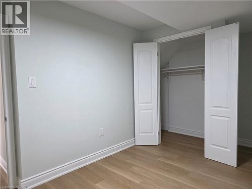 Unfurnished bedroom with light wood finished floors and a closet - 367 Equestrian Way Unit# Basement, Cambridge, ON - Indoor Photo Showing Other Room