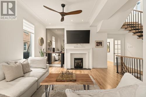 349 Frank Street, Ottawa, ON - Indoor Photo Showing Living Room With Fireplace