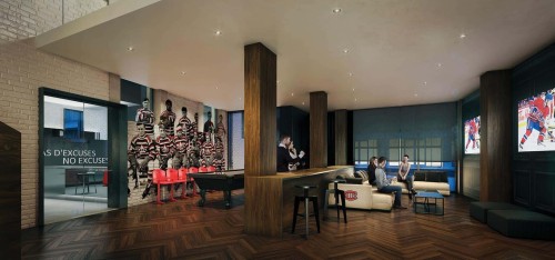 Common room - 4310-1188 Rue St-Antoine O., Montréal (Ville-Marie), QC - Indoor Photo Showing Other Room