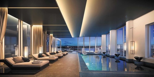 Pool - 4310-1188 Rue St-Antoine O., Montréal (Ville-Marie), QC - Indoor Photo Showing Other Room