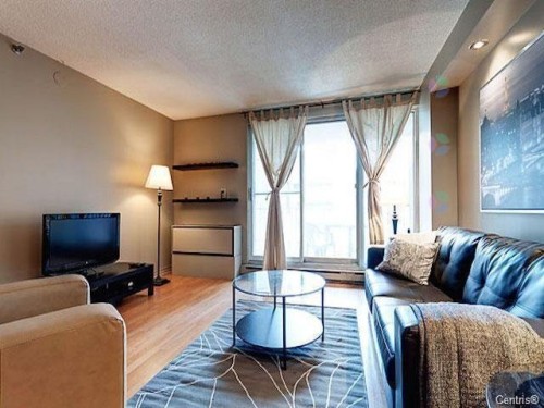 Salon - 764-1077 Rue St-Mathieu, Montréal (Ville-Marie), QC - Indoor Photo Showing Living Room