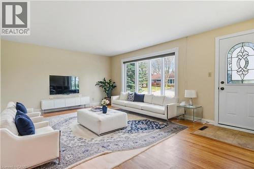 Staged Living Room - 58 Lowrey Avenue S, Cambridge, ON - Indoor Photo Showing Living Room