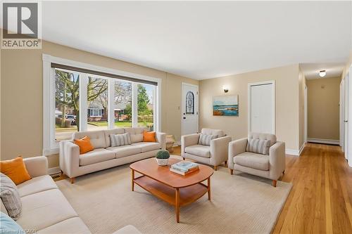 Staged Living Room - 58 Lowrey Avenue S, Cambridge, ON - Indoor Photo Showing Living Room