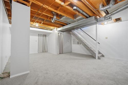 B 67 Apple Lane, Winnipeg, MB - Indoor Photo Showing Basement
