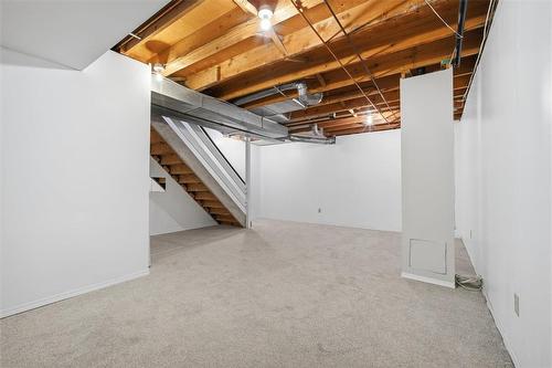 B 67 Apple Lane, Winnipeg, MB - Indoor Photo Showing Basement