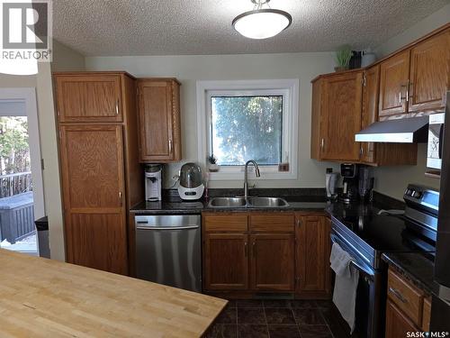 311 Wilkinson Crescent, Saskatoon, SK - Indoor Photo Showing Kitchen With Double Sink