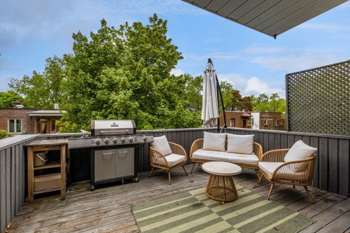 Patio - 5574  - 5576 Av. Wilderton, Montréal (Côte-Des-Neiges/Notre-Dame-De-Grâce), QC - Outdoor With Deck Patio Veranda With Exterior