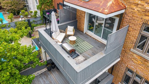 Patio - 5574  - 5576 Av. Wilderton, Montréal (Côte-Des-Neiges/Notre-Dame-De-Grâce), QC - Outdoor With Exterior